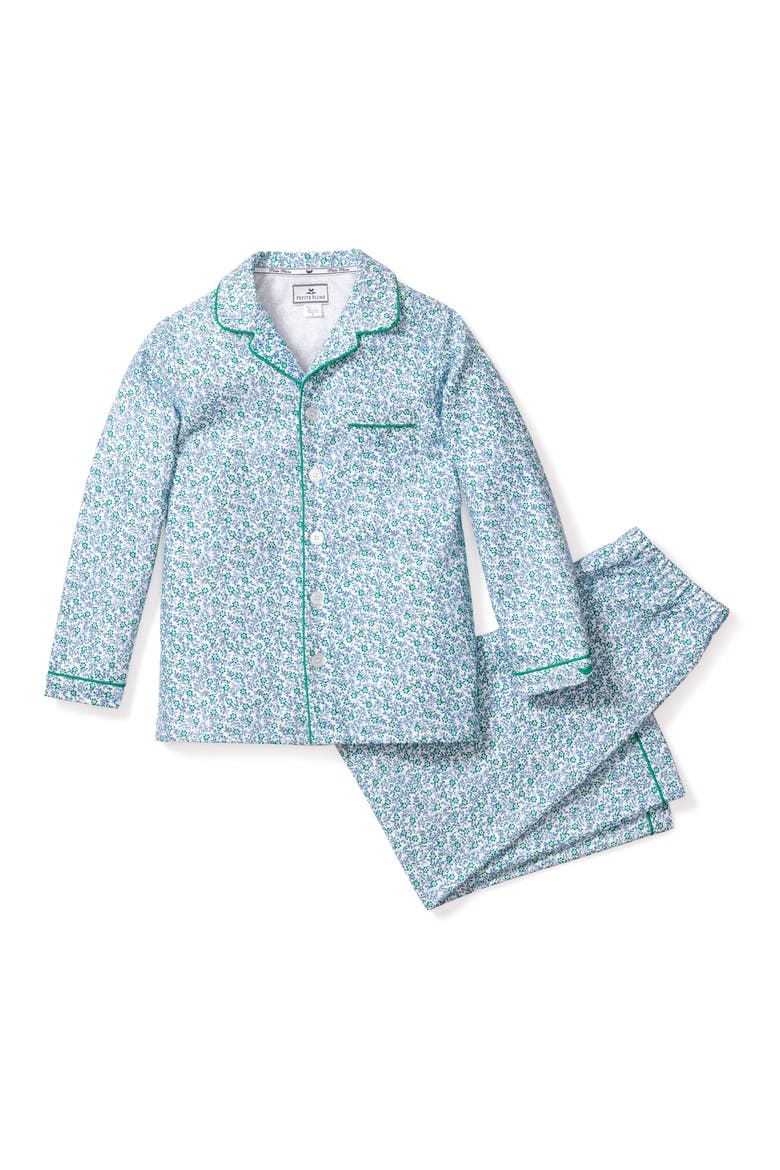 Stafford Floral Pajamas, Main, color, GREEN