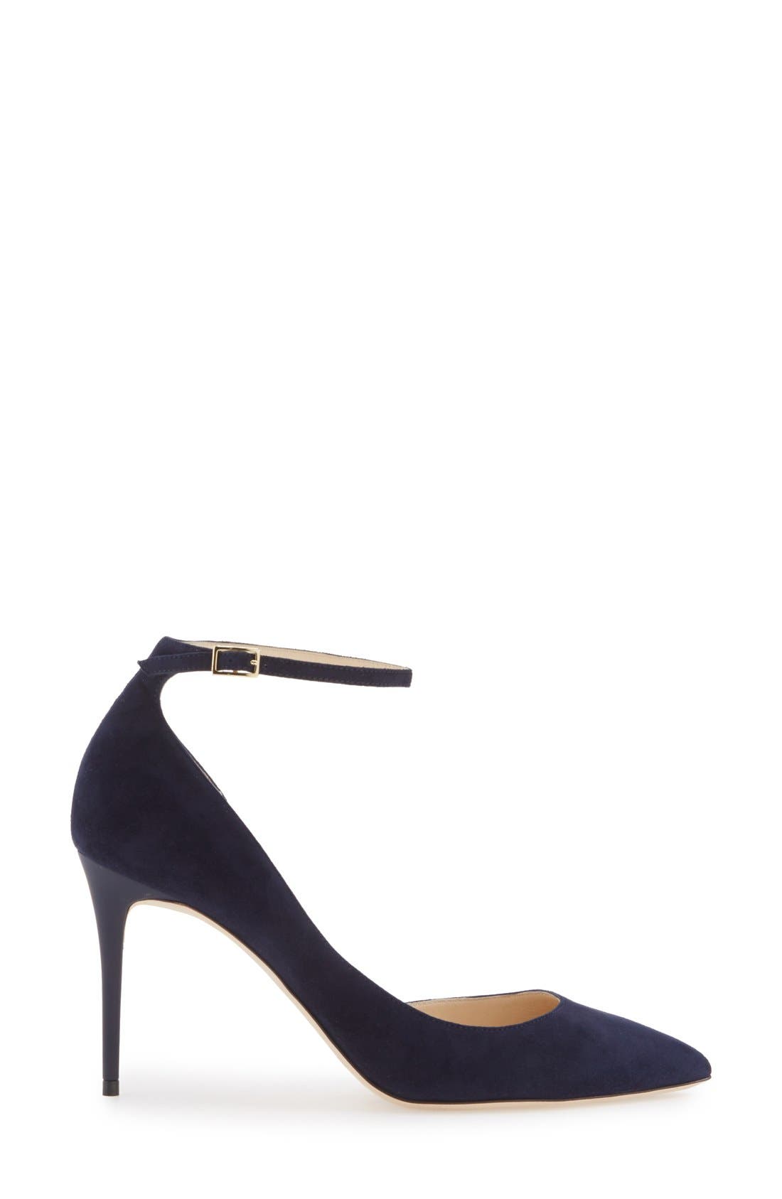 Jimmy Choo 'Lucy' Half d'Orsay Pointy Toe Pump, Alternate, color, 