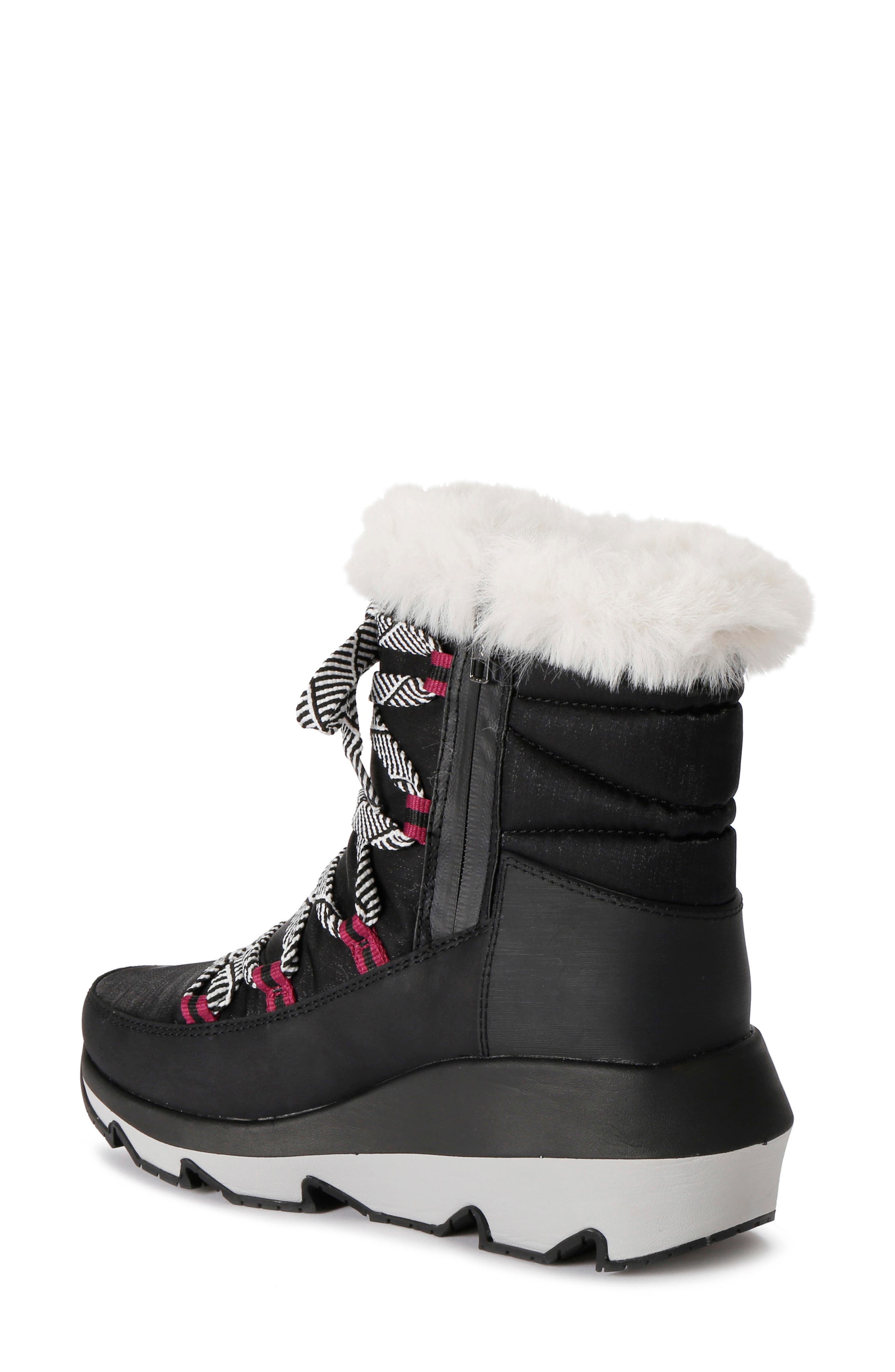 Spyder Camden Faux Fur Trim Waterproof Insulated Boot, Alternate, color, 