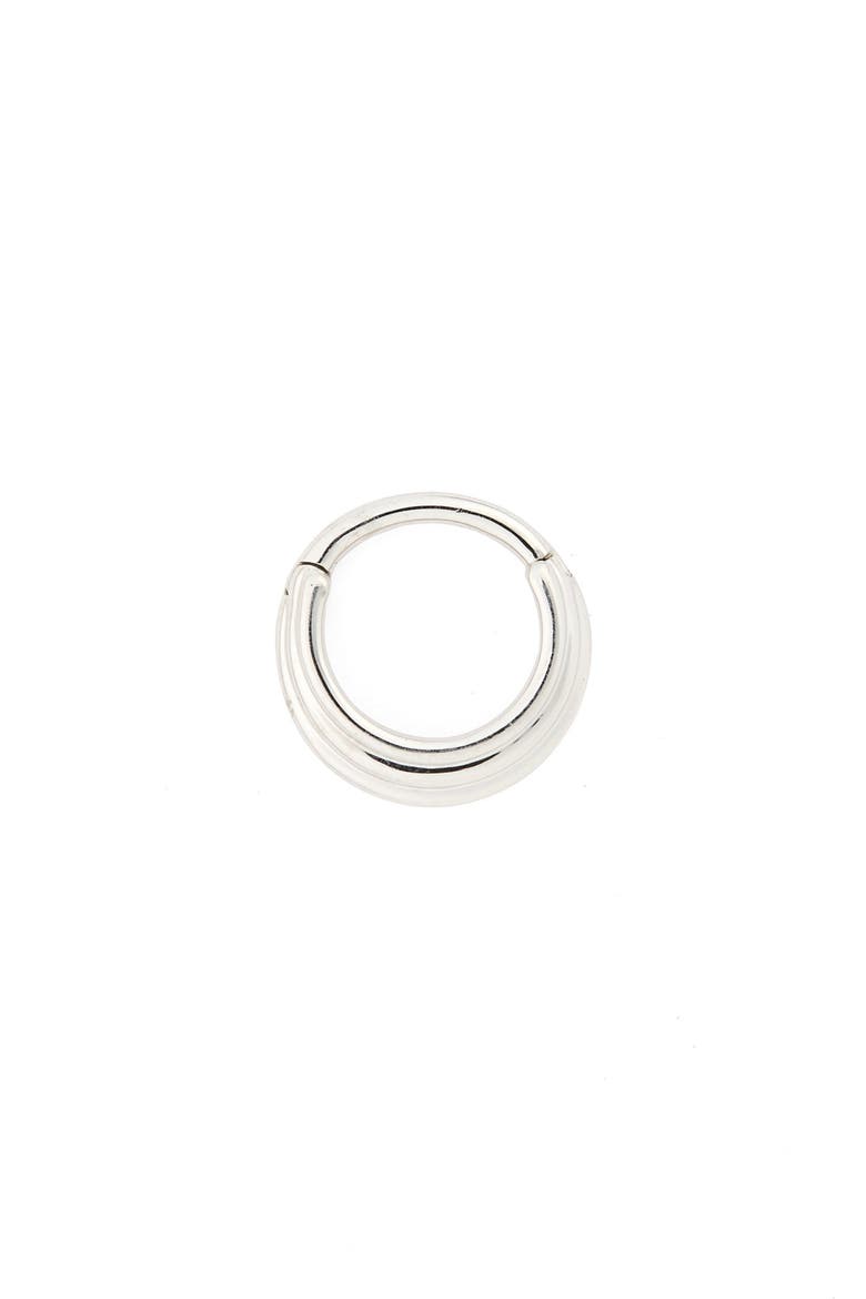 16-Gauge Hiranya Clicker Ring, Main, color, WHITE GOLD
