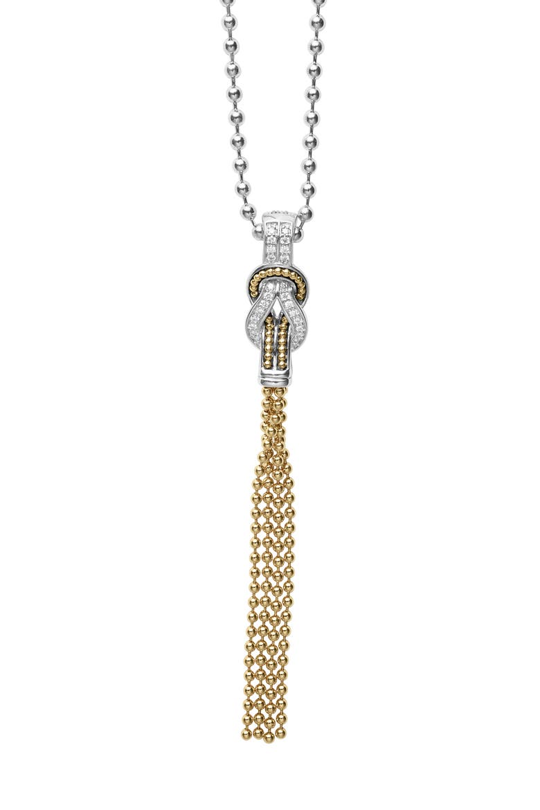 Newport Tassel Pendant Necklace, Alternate, color, DIAMOND