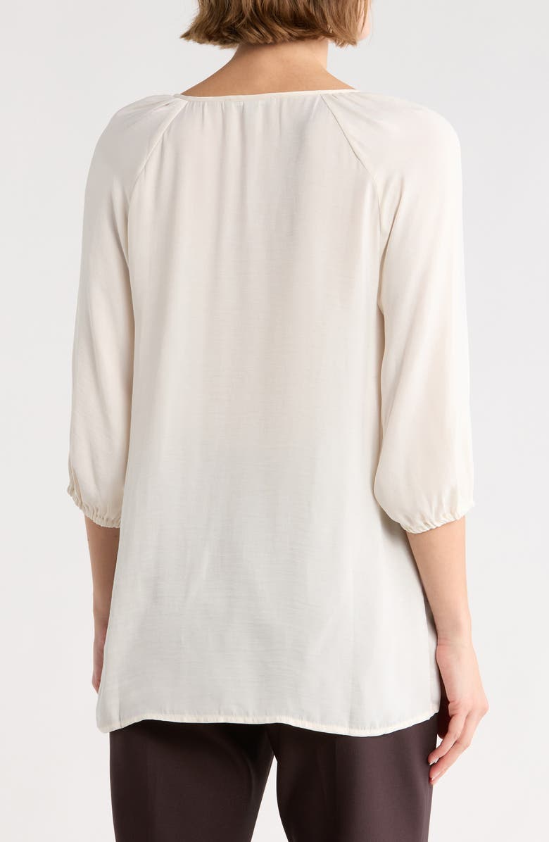 Tart Fion Tie Neck Top, Alternate, color, Gardenia