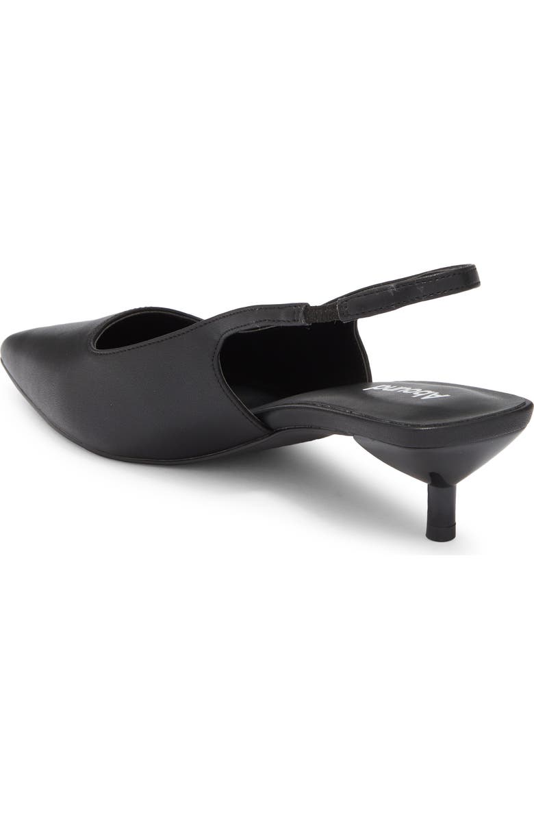 Abound Landria Slingback Kitten Heel Pump, Alternate, color, Black