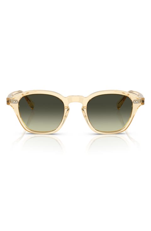 48mm Small Square Sunglasses