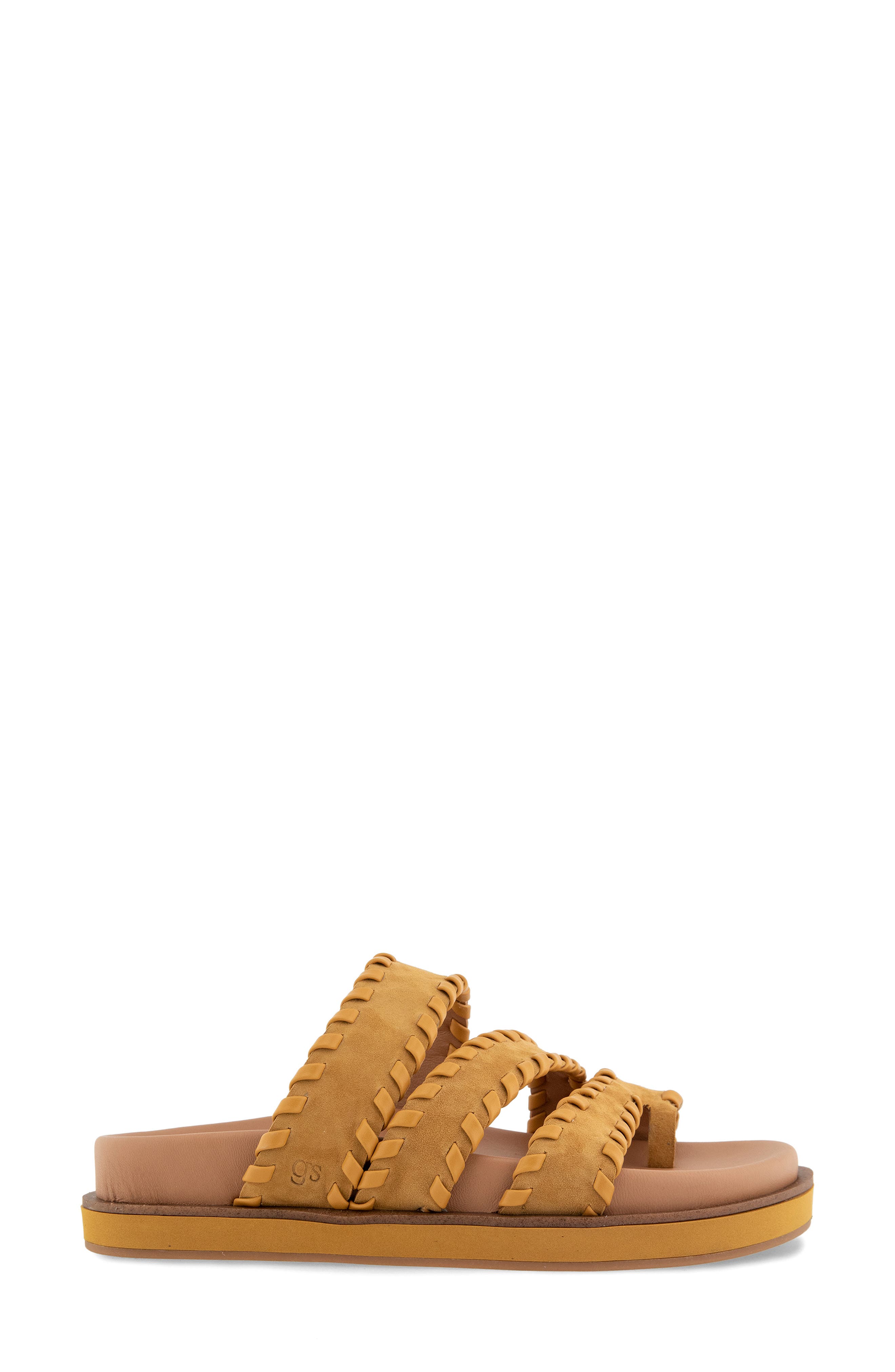 Niles Whip Platform Slide Sandal, Alternate, color, WOOD