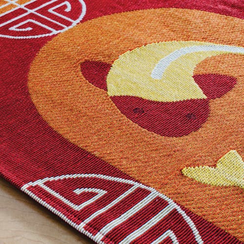 Kaplan Early Learning Company Chinese Decorative Runner In Red
