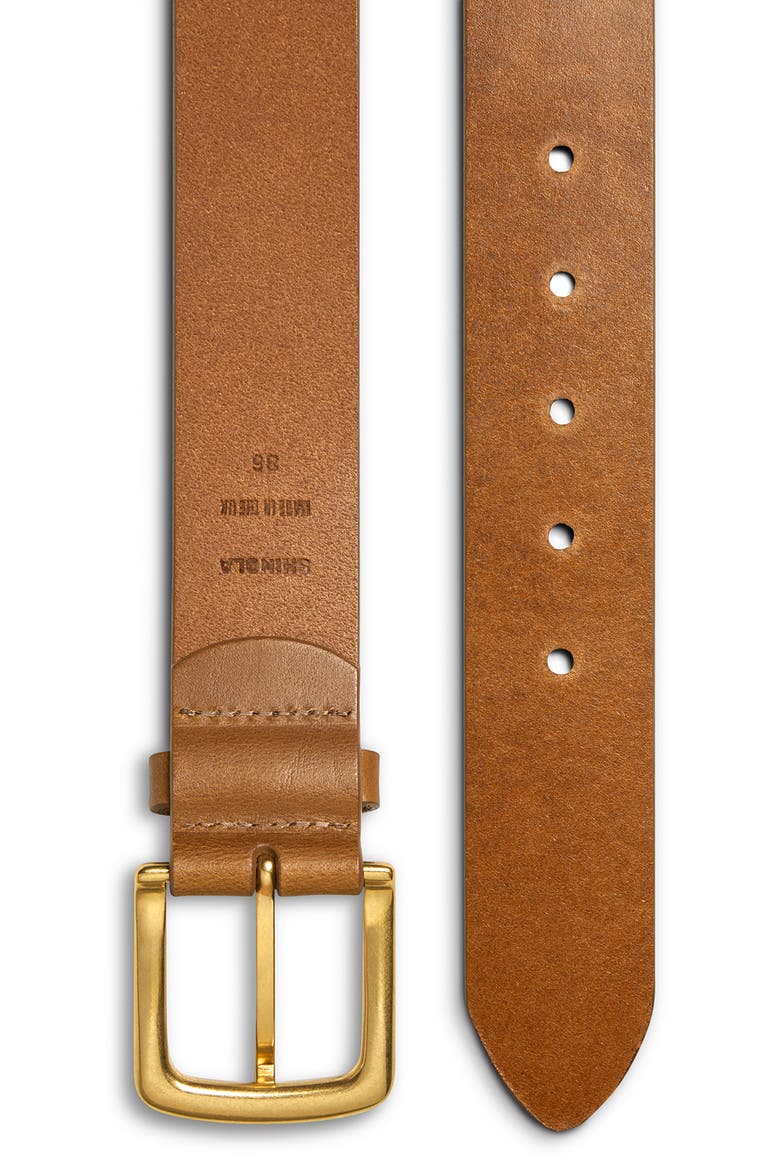 Essential Leather Belt, Alternate, color, TAN