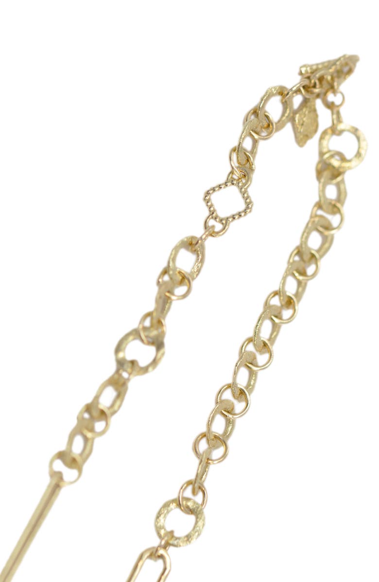 Armenta Sueno Paper Clip Chain Necklace, Alternate, color, Gold