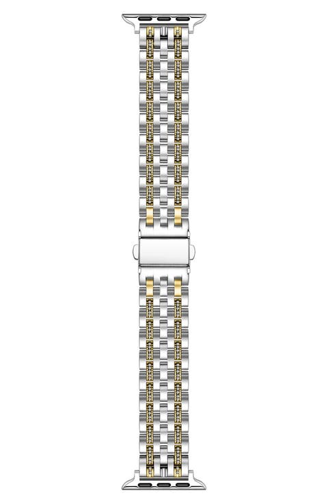 Remy Rhinestone & Stainless Steel Apple Watch® Watchband
