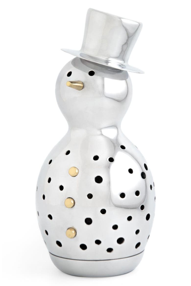 Snowman Luminary, Main, color, SILVER