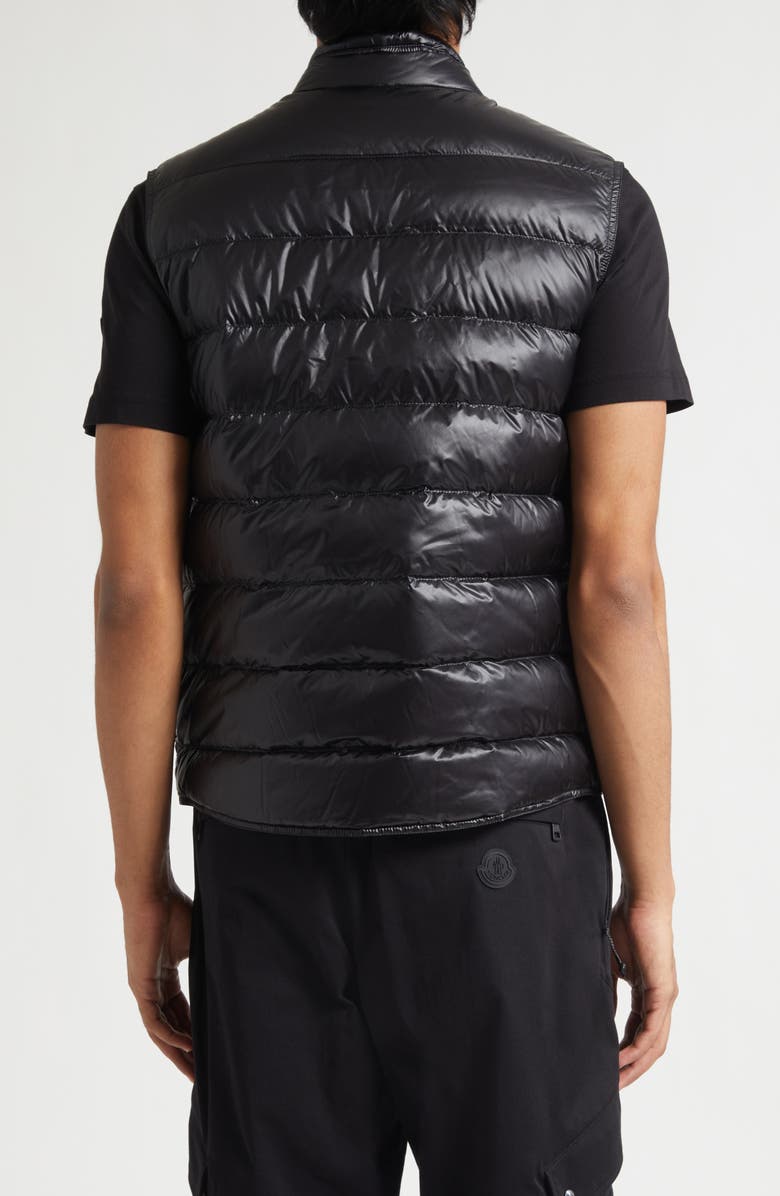 Moncler Gui Packable Down Vest, Alternate, color, Black
