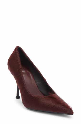 Jeffrey Campbell Genuine Calf Hair Pointed Toe Pump