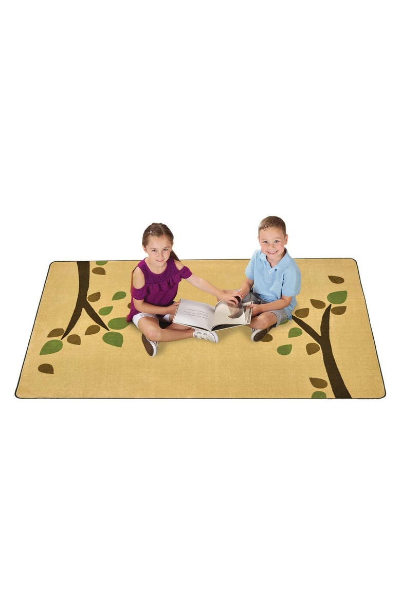 Kaplan Early Learning Company Branching Out Carpet, Alternate, color, Beige