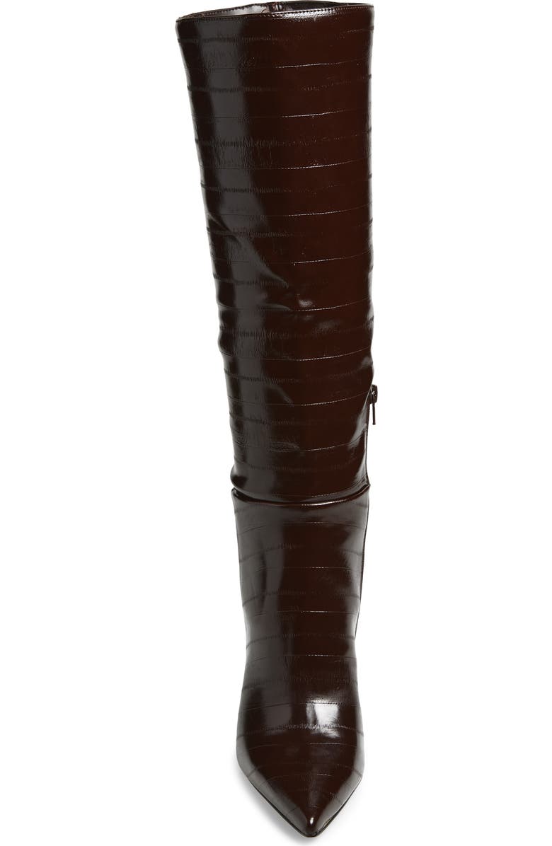 Steve Madden Nitro Knee High Boot, Alternate, color, Brown Eel