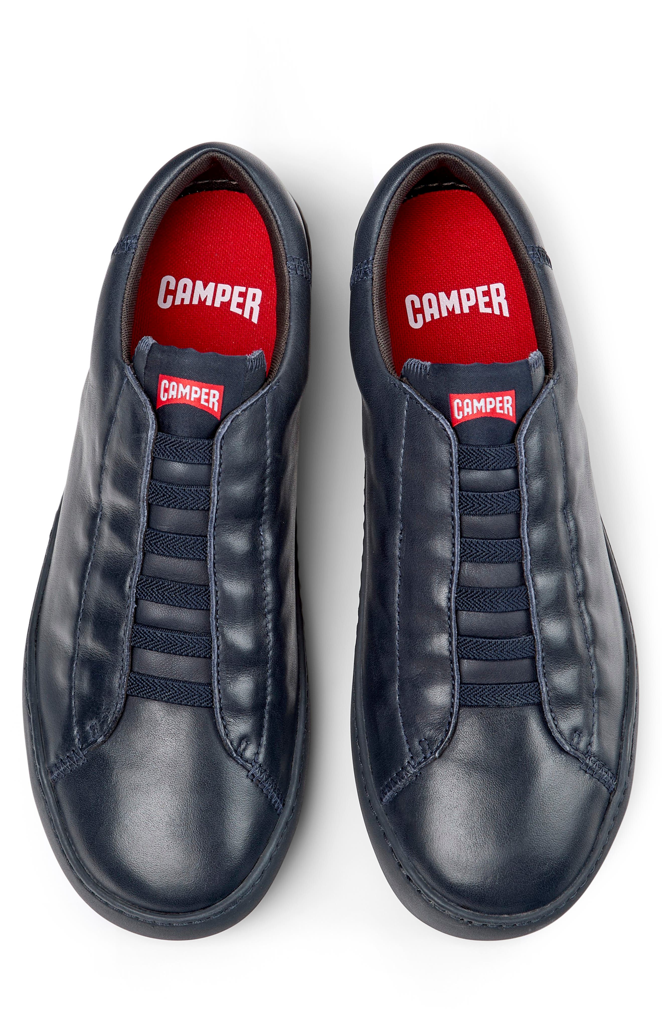 Peu Touring Leather Sneaker, Alternate, color, DARK BLUE
