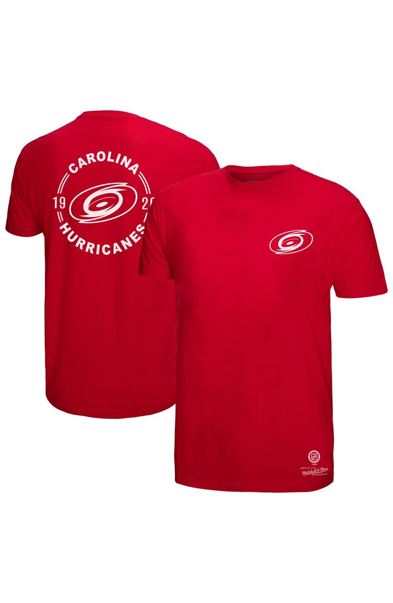 Mitchell & Ness Men's Mitchell & Ness Red Carolina Hurricanes Penalty Box 2.0 T-Shirt, Main, color, Red