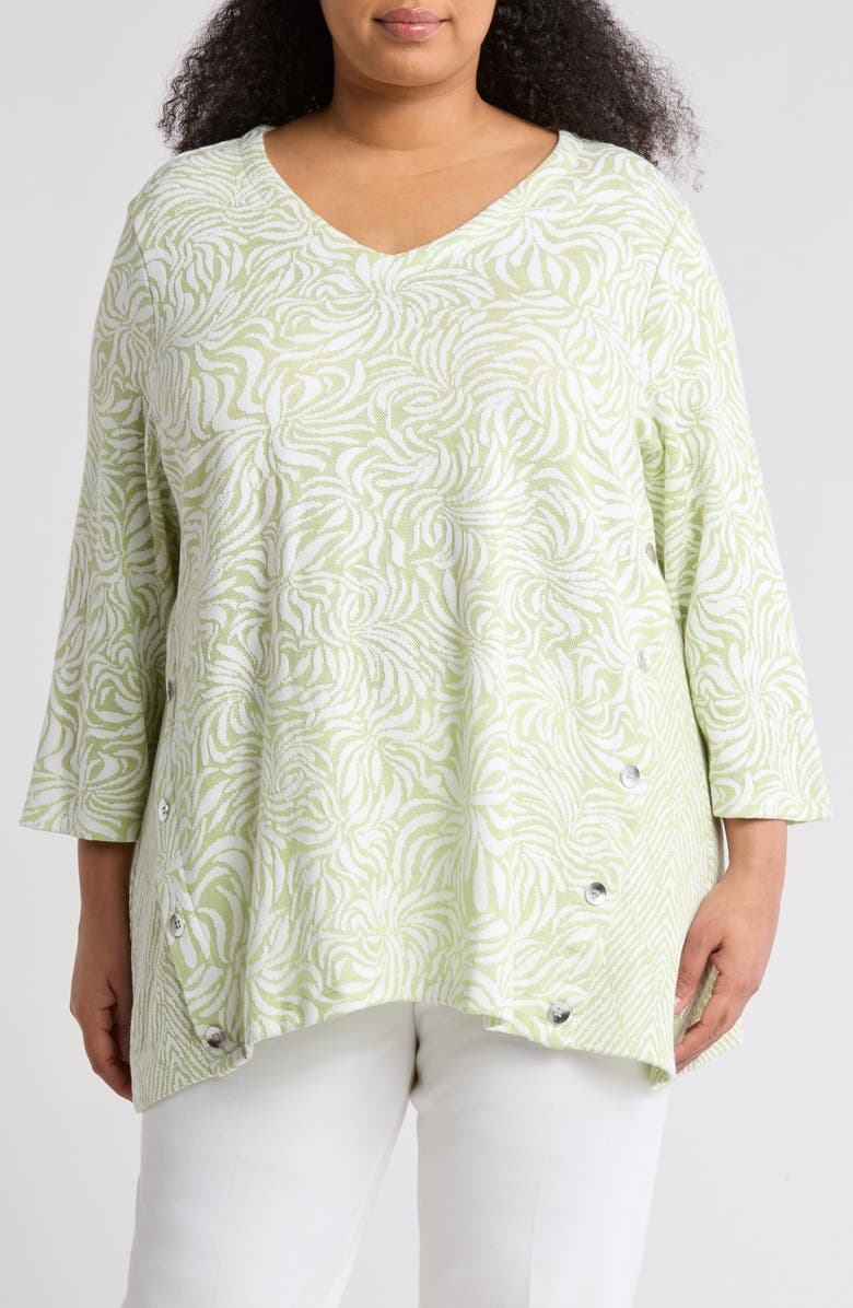 RUBY RD Terry Jacquard Tunic, Main, color,