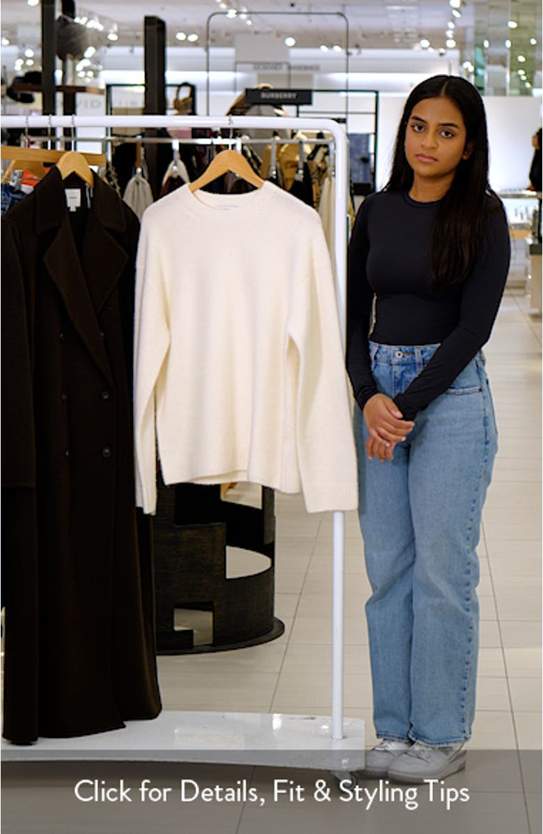 Boiled Cashmere Crewneck Sweater, sales video thumbnail