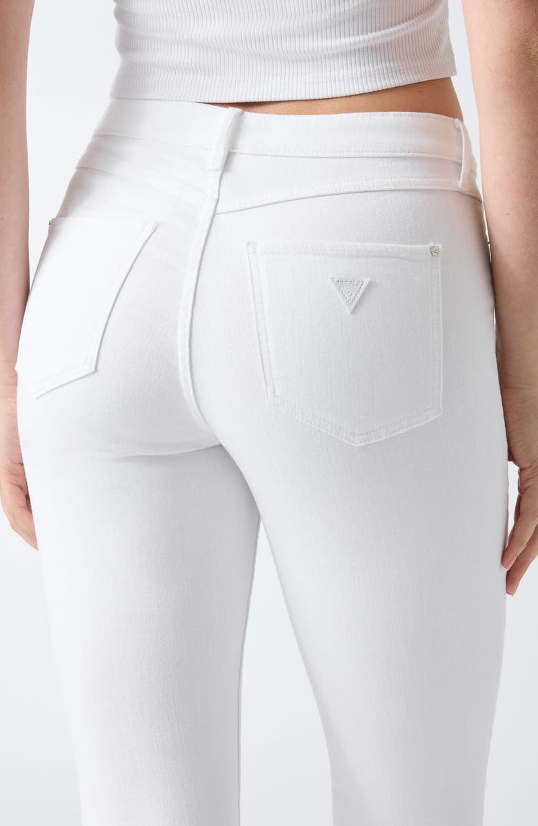 GUESS 1981 High Waist Skinny Jeans, Alternate, color, White