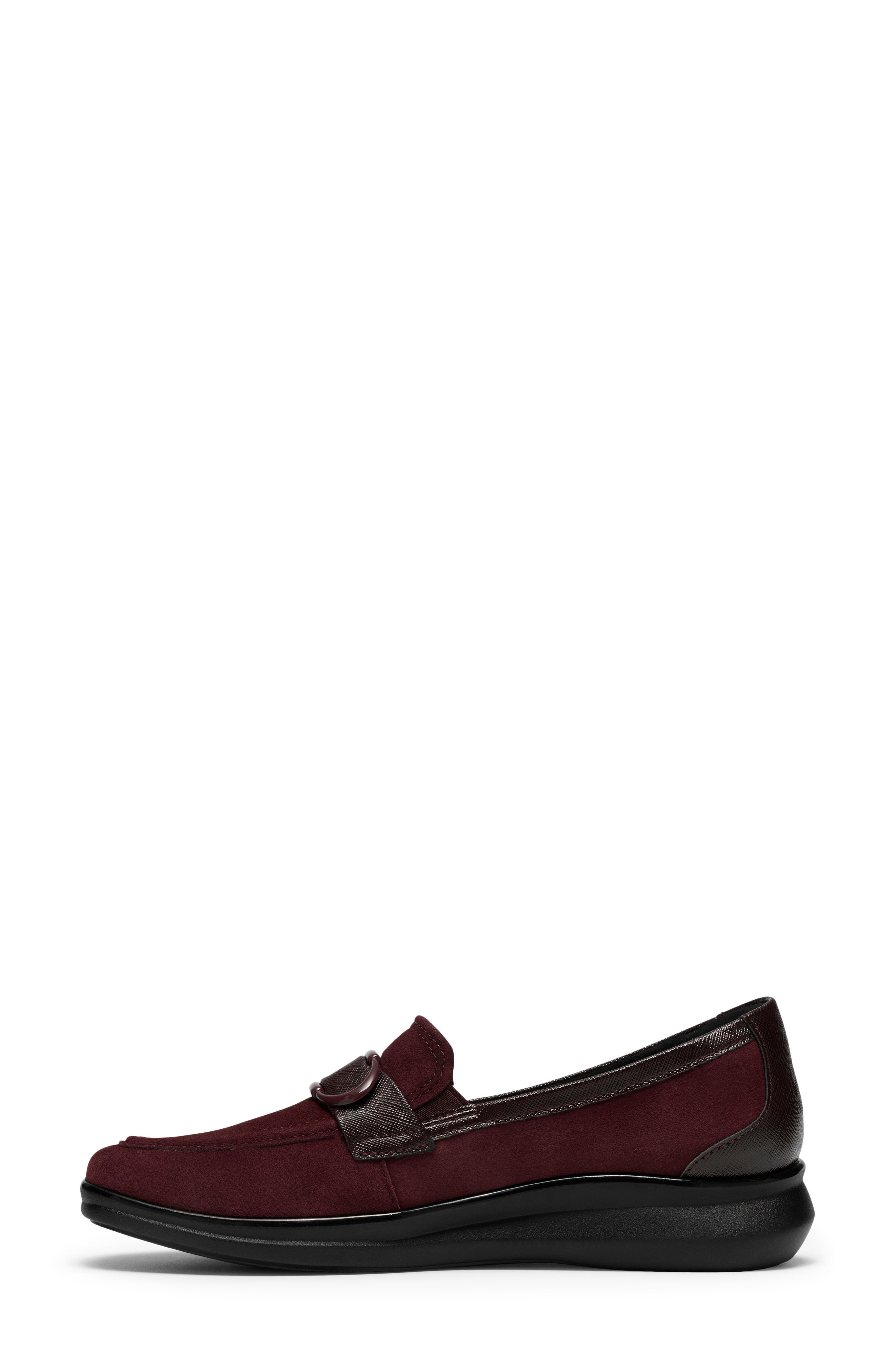 Lynell Bay Loafer, Alternate, color, WINE LEATHER