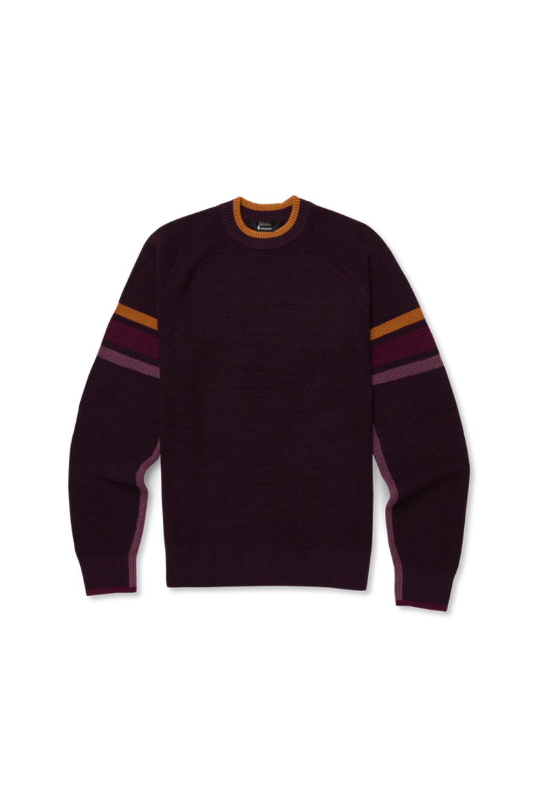 Libre Waffle Crew Sweater - Women's, Alternate, color, Blackberry