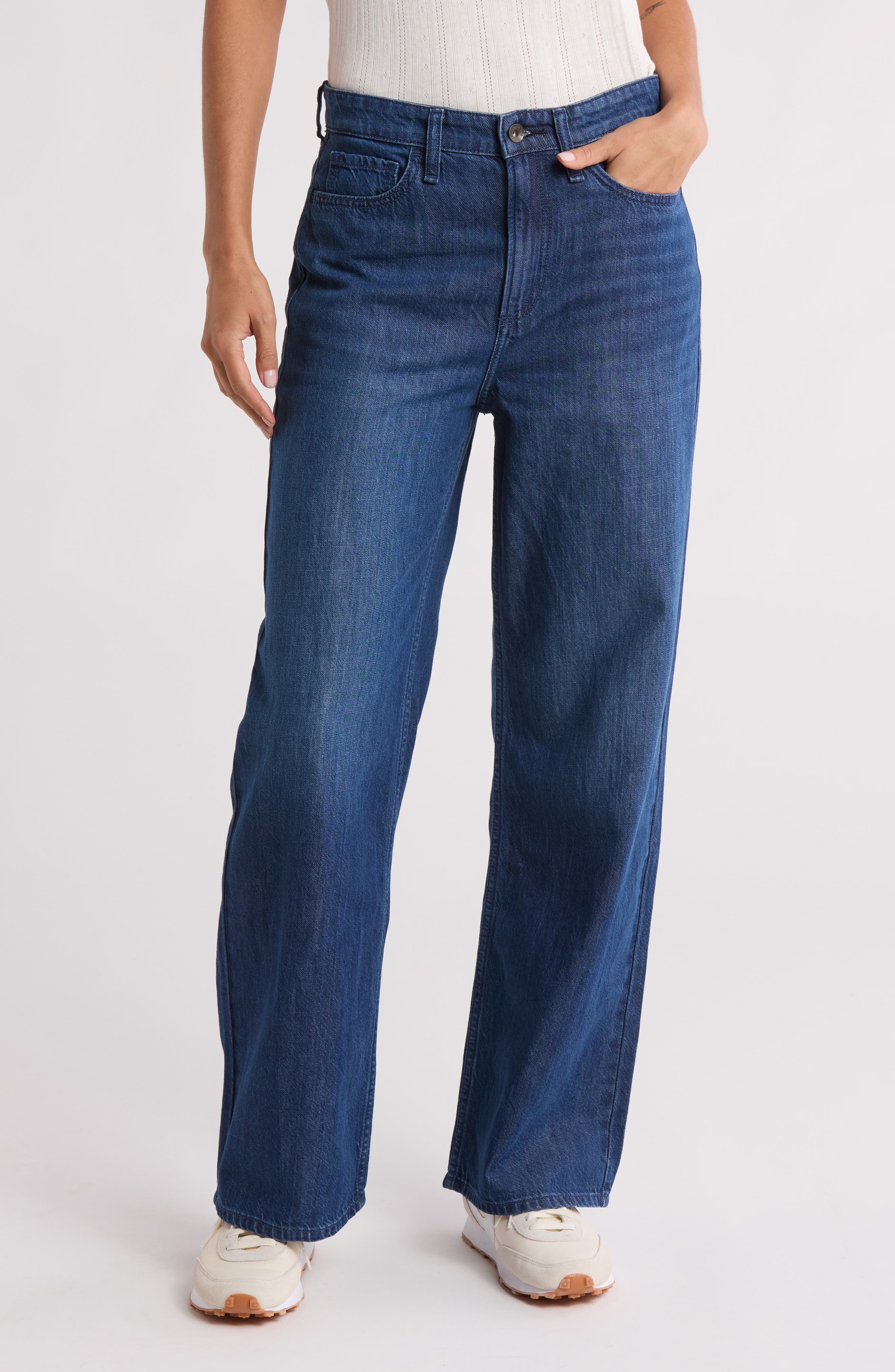 mid rise wide leg pants