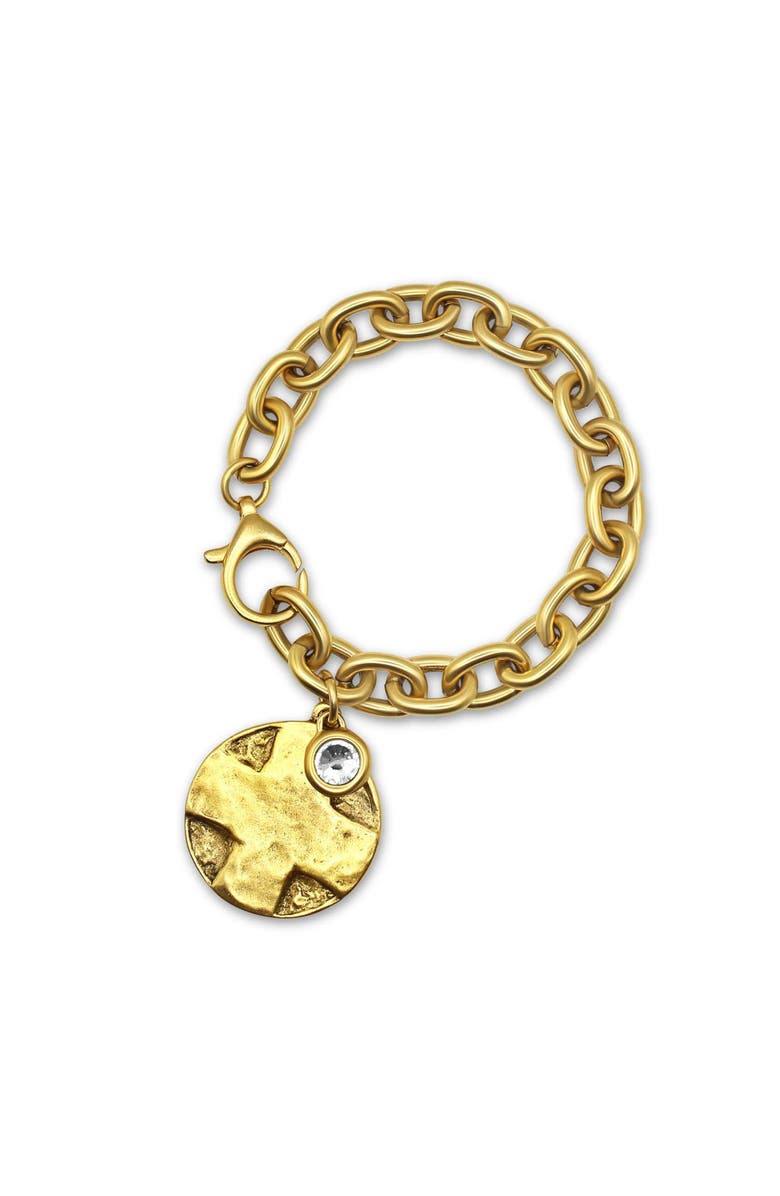 Bowood Lane Haven Bracelet with CZ, Main, color, Gold