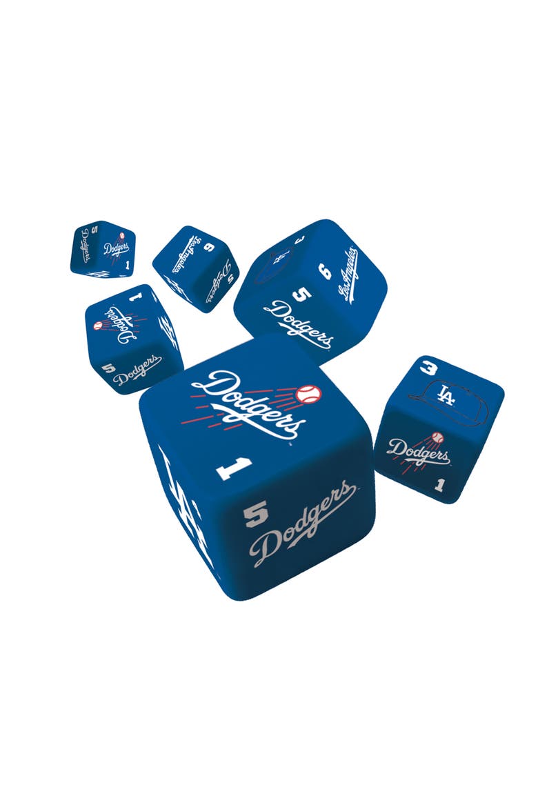 Los Angeles Dodgers Dice Set - 19mm, Alternate, color, Multicolor