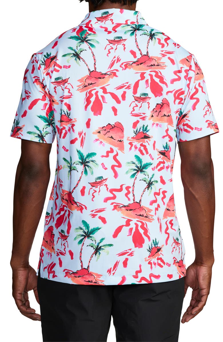 Bad Birdie Red Rocks Performance Golf Polo, Alternate, color, 