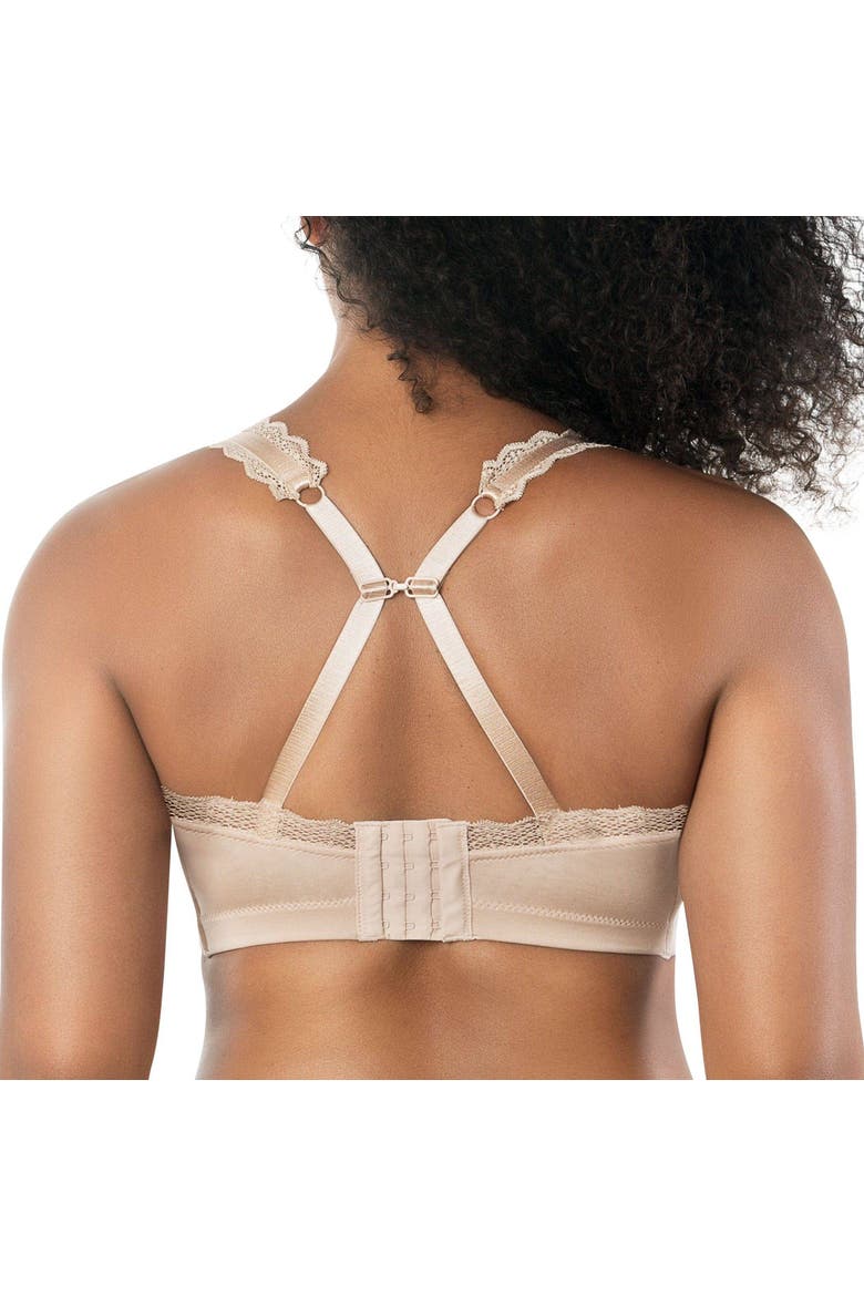 Dalis Wire-Free Bralette, Alternate, color, Bare