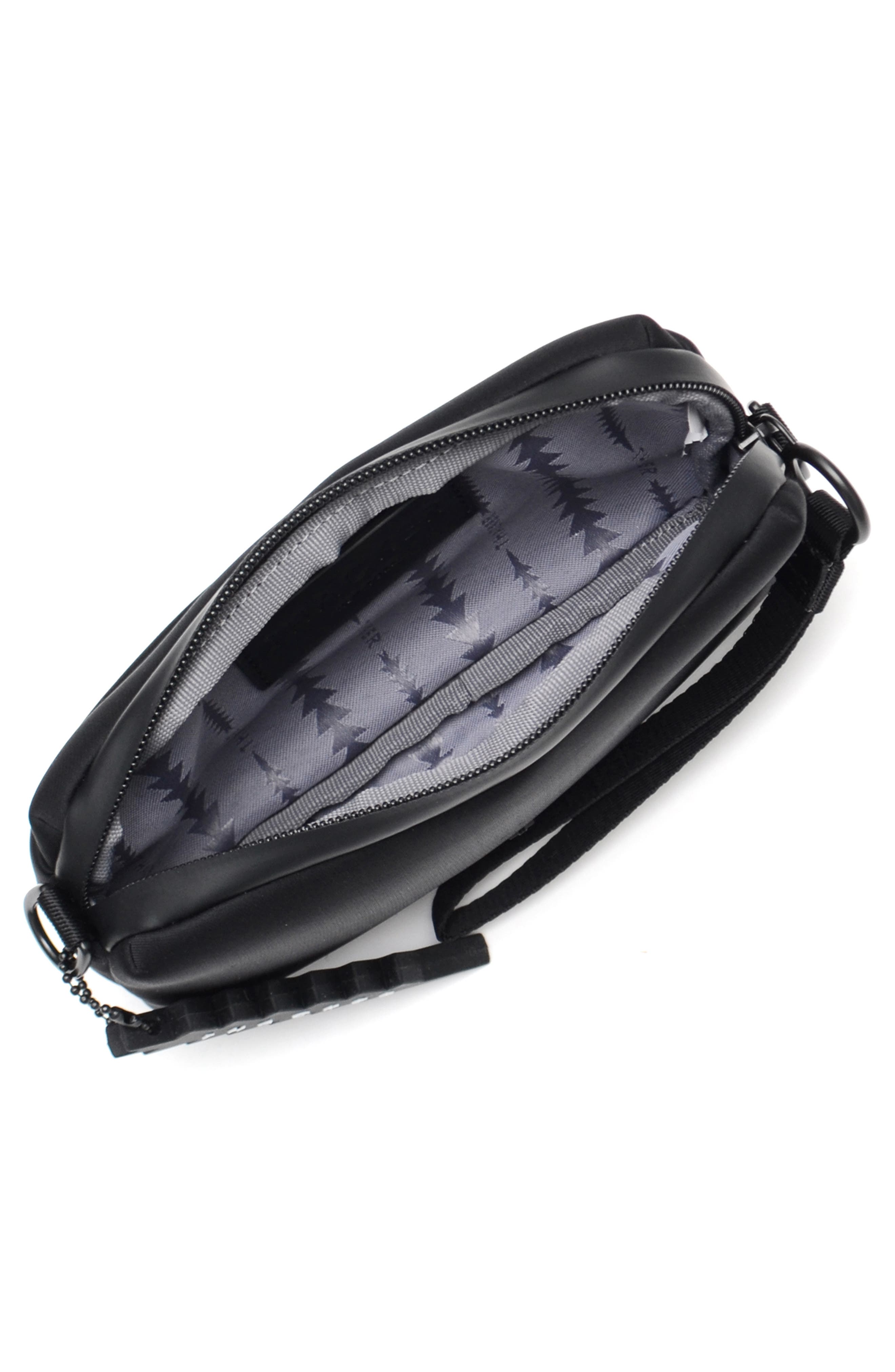 Thacker Ella Phone Zip Crossbody Bag, Alternate, color, Black