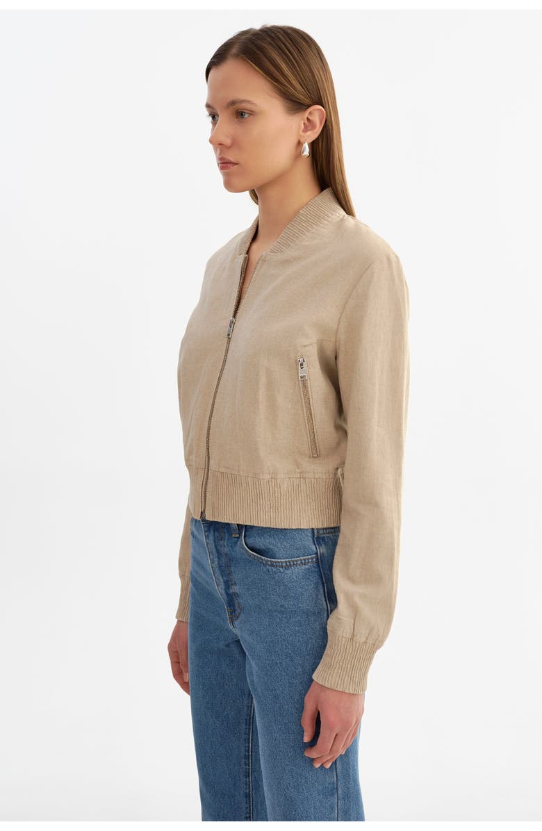 LAMARQUE Greer | Bomber Jacket, Alternate, color, Beige
