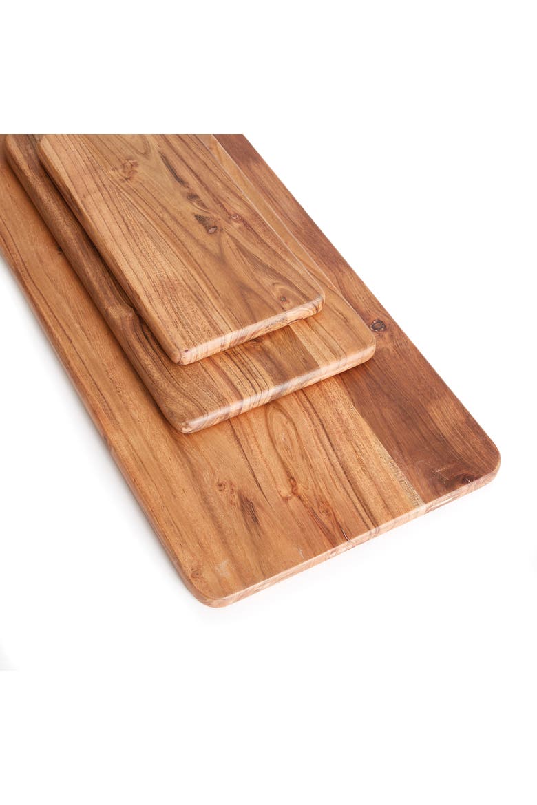 Carmella Serving Boards Set of 3, Alternate, color, Brown