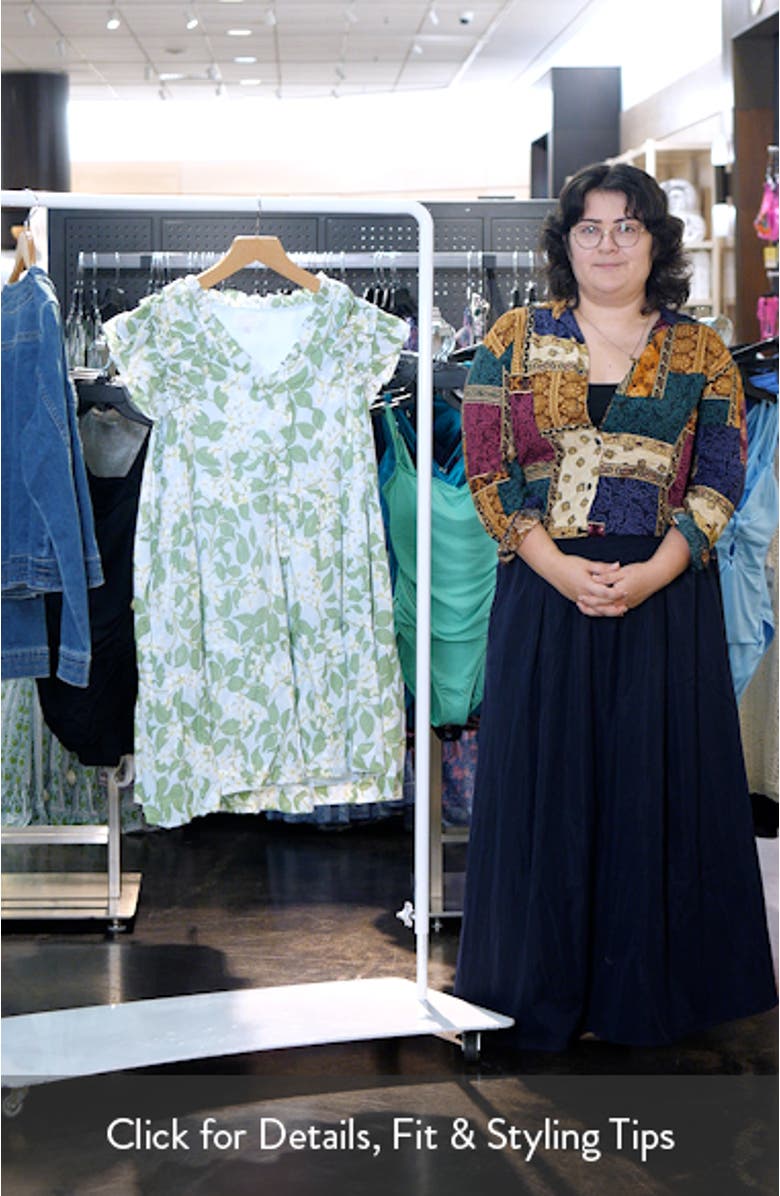 Kiany Floral Marlan Cotton Dress, sales video thumbnail