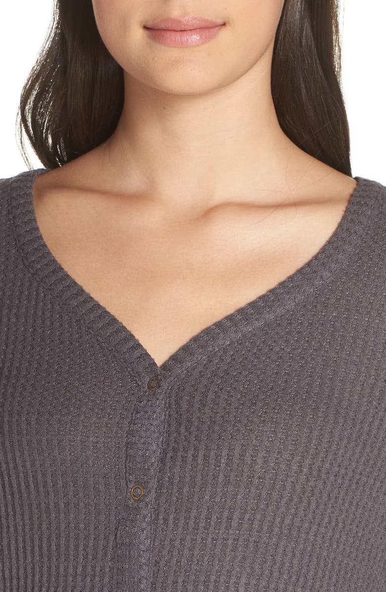 Make + Model Thermal Nightshirt, Alternate, color, 