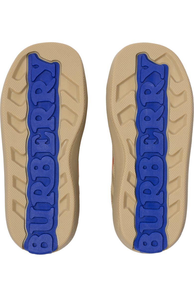 Burberry Check Sneakers, Alternate, color, Sand Beige