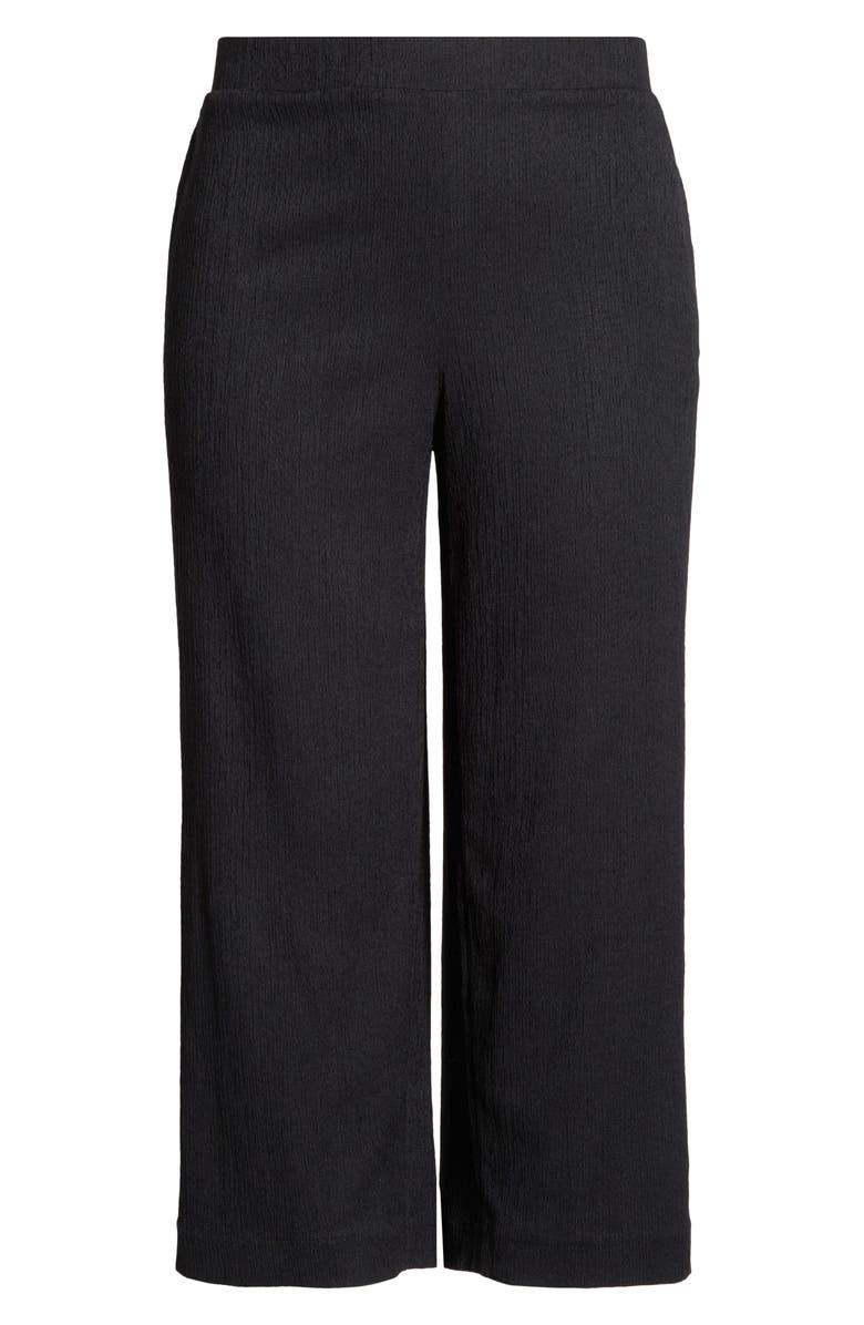 AK ANNE KLEIN Crop Pull-On Pants, Alternate, color, Anne Black