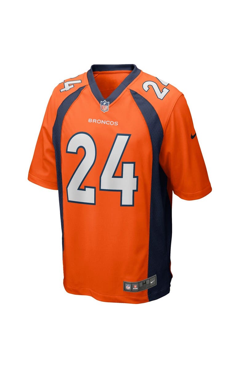 Nike Men's Nike Champ Bailey Orange Denver Broncos Game Retired Player Jersey, Alternate, color, 