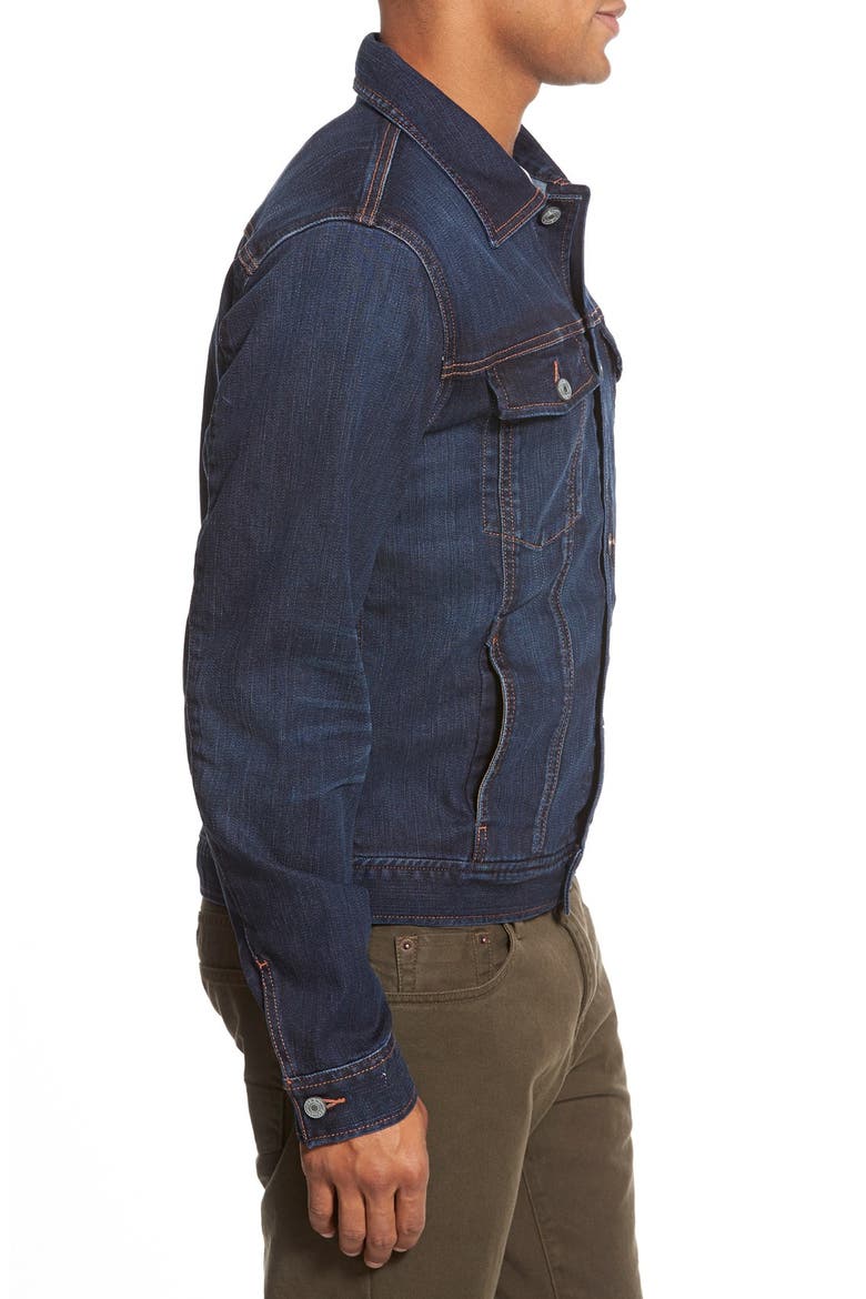 Denim Jacket, Alternate, color, DARK MID VINTAGE WASH
