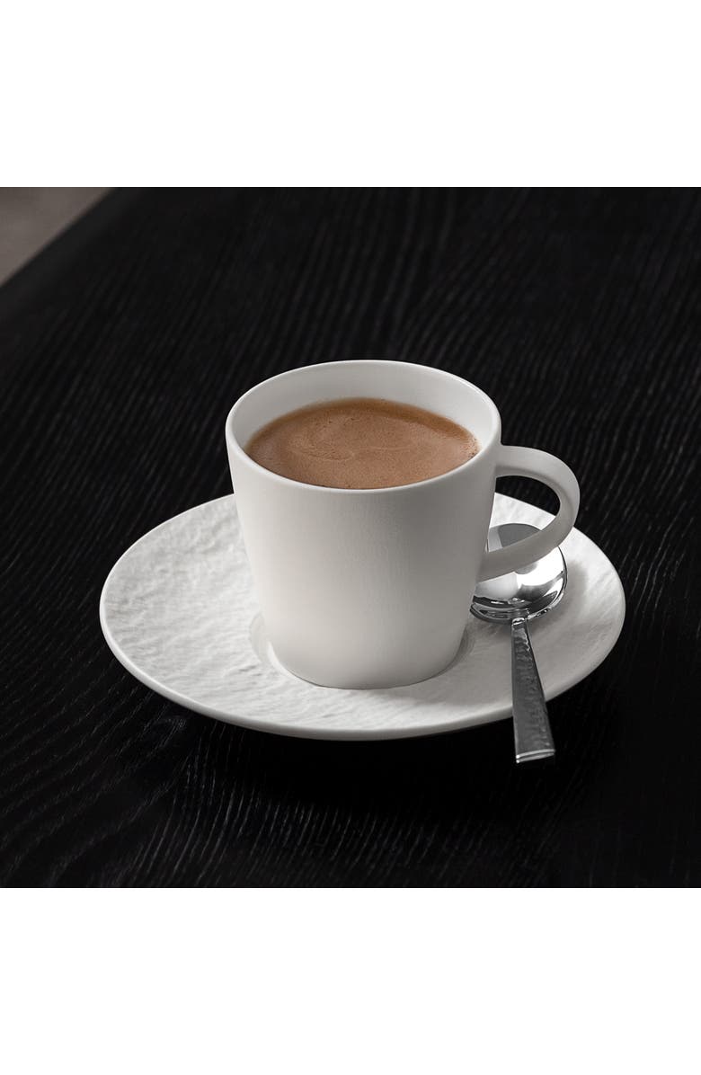 Villeroy & Boch Manufacture Rock blanc Espresso Cup, Alternate, color, White