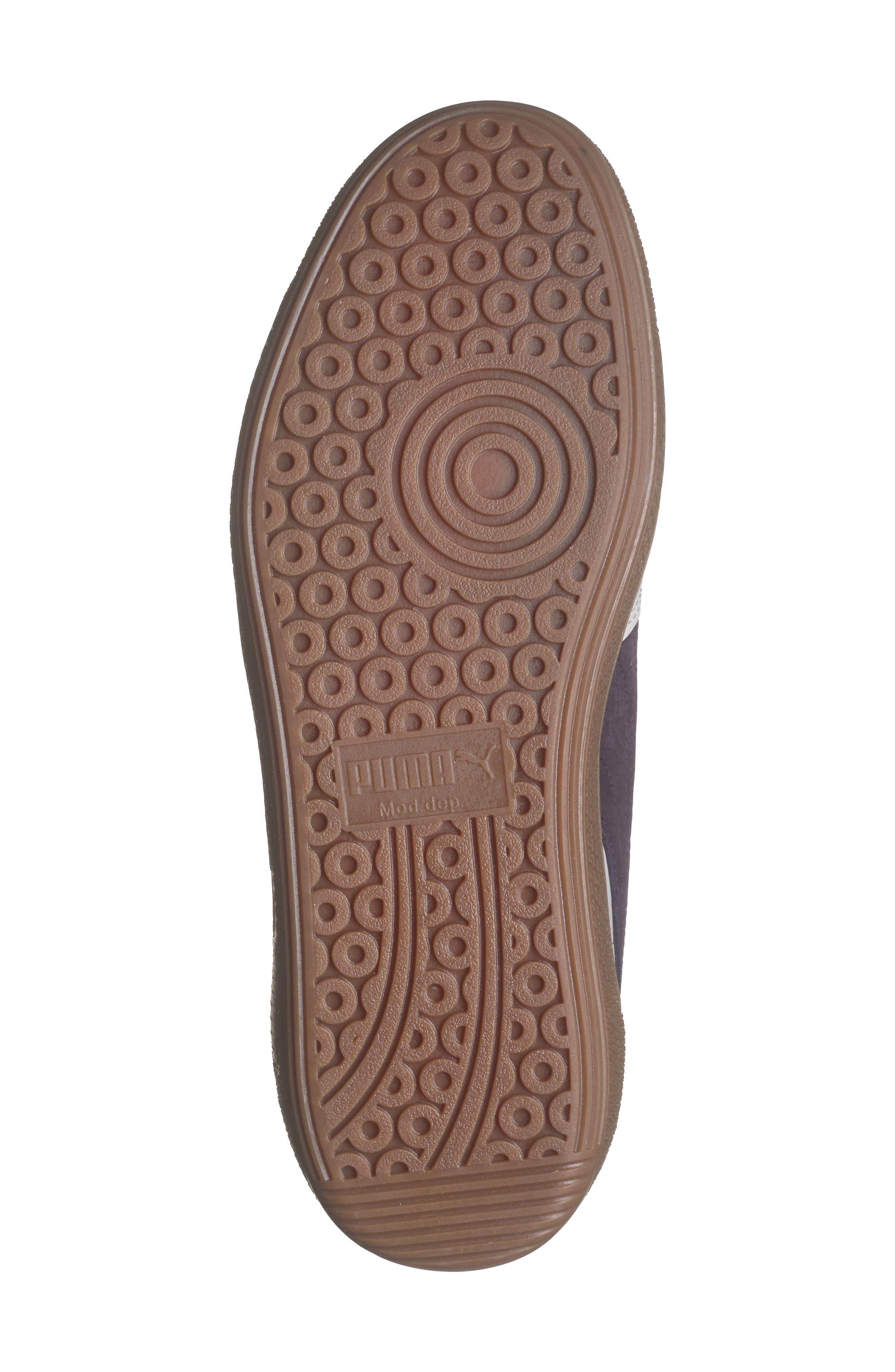 PUMA Palermo Premium Sneaker, Alternate, color, Alpine Snow-Midnight Plum