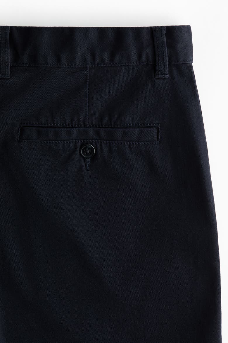 Regular-Fit Cotton Chino Shorts, Alternate, color, Navy blue