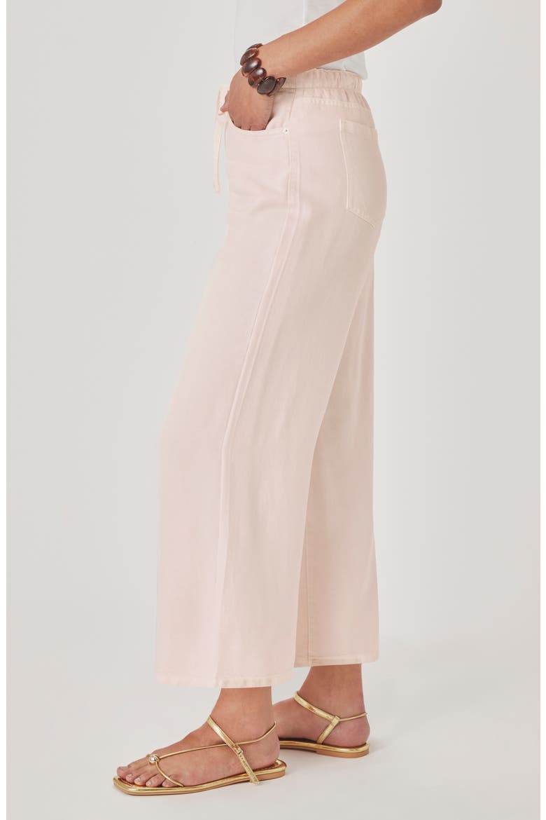 Lounge Wide Leg Crop Jeans, Alternate, color, ROSE PETAL