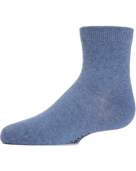 Unisex Basics Kids Cotton Blend Ankle Socks