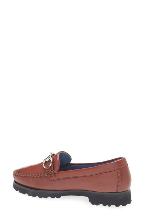 Robert Zur Soho Classic Bit Loafer In Luggage