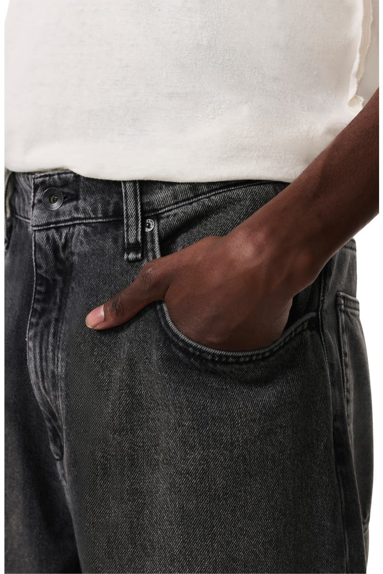 RB Baggy Authentic Rigid Straight Leg Jeans, Alternate, color, ONYX