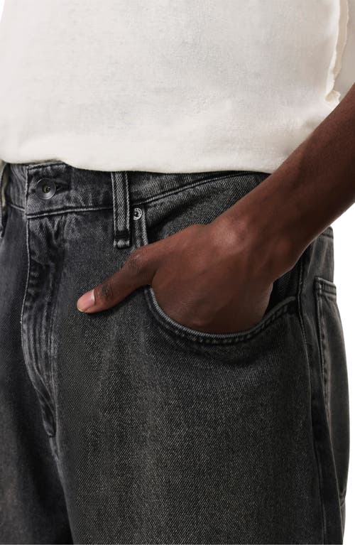 Rag & Bone Rb Baggy Authentic Rigid Straight Leg Jeans In Z/dnuonyx