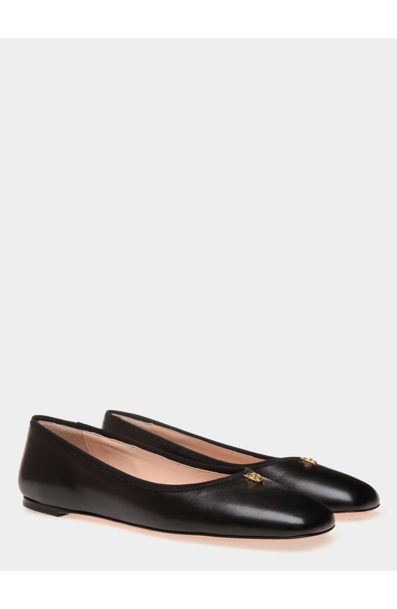 Bally rina Flat In Nappa Leather, Alternate, color, Black