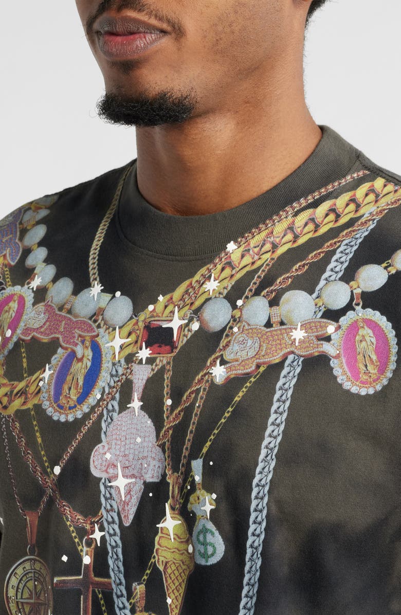 ICECREAM World Tour Splash Dye Graphic T-Shirt, Alternate, color, 