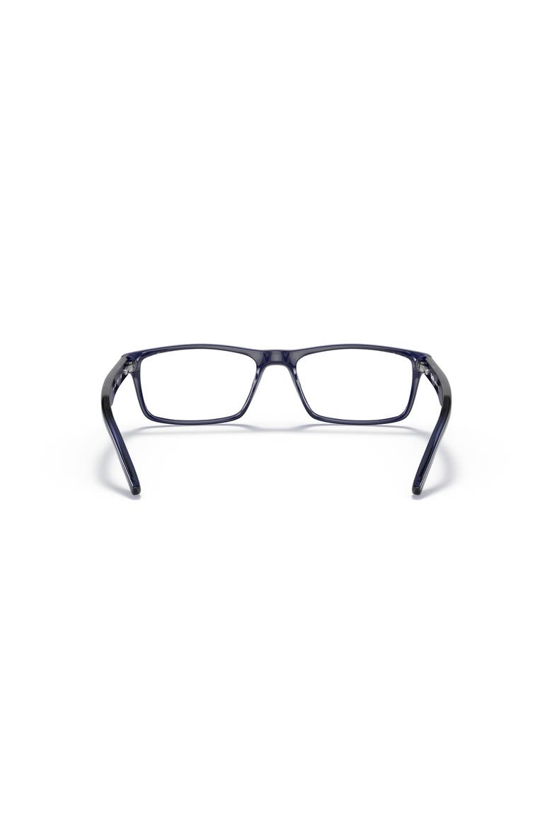 56mm Rectangle optical glasses, Alternate, color, Blue